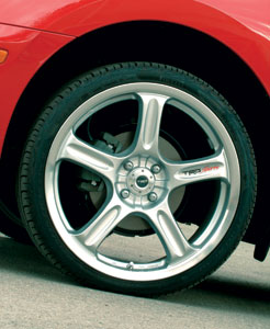 photo 1: sometimes big wheels and low-profile tires can leave large gaps in the wheel wells.
