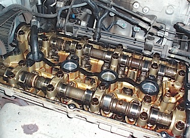 photo 2: a loss of lubrication quickly scores pistons and other vital engine components.